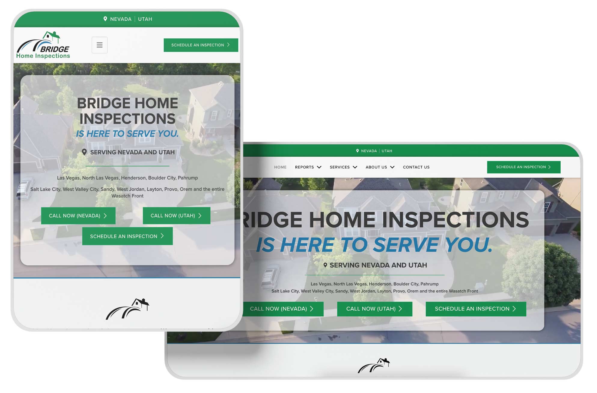 Bridge Home Inspections Website Design