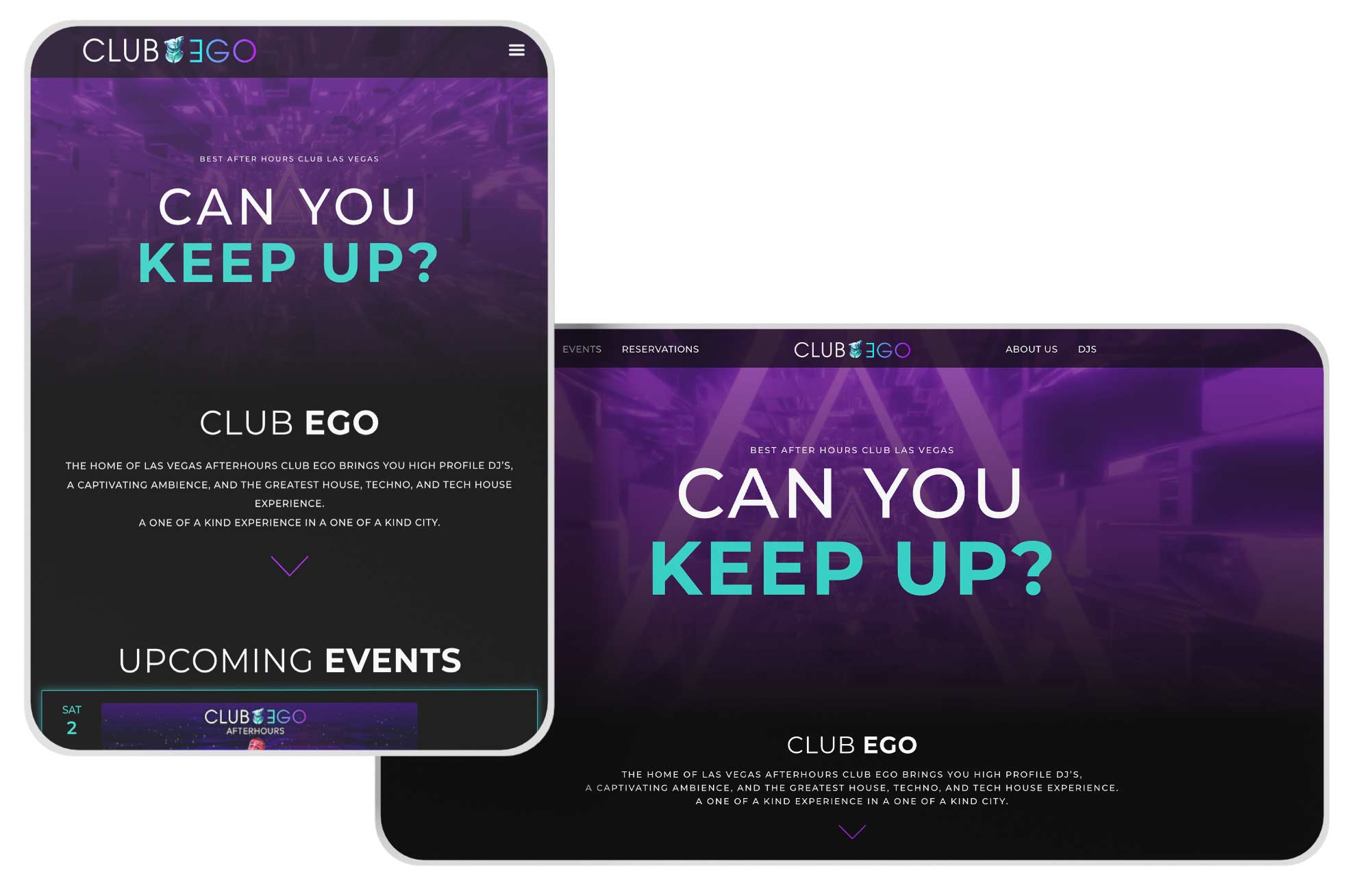 Las Vegas Web Design, Club Ego